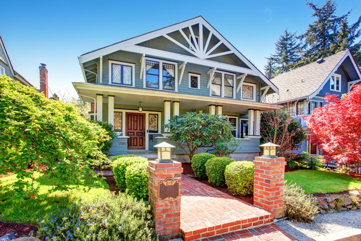 Curb view of a home