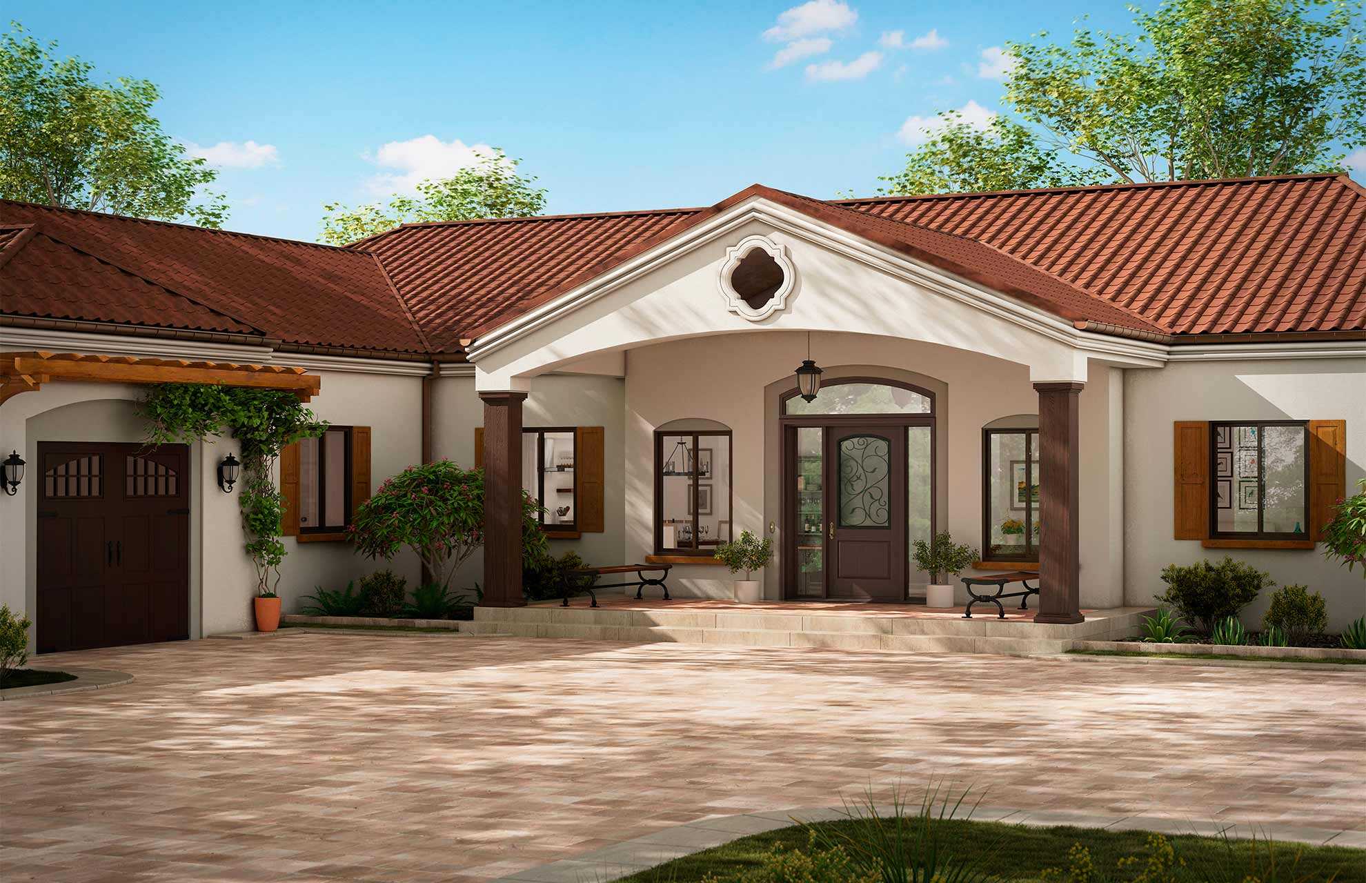 Header Southwestern Home Style Architecture