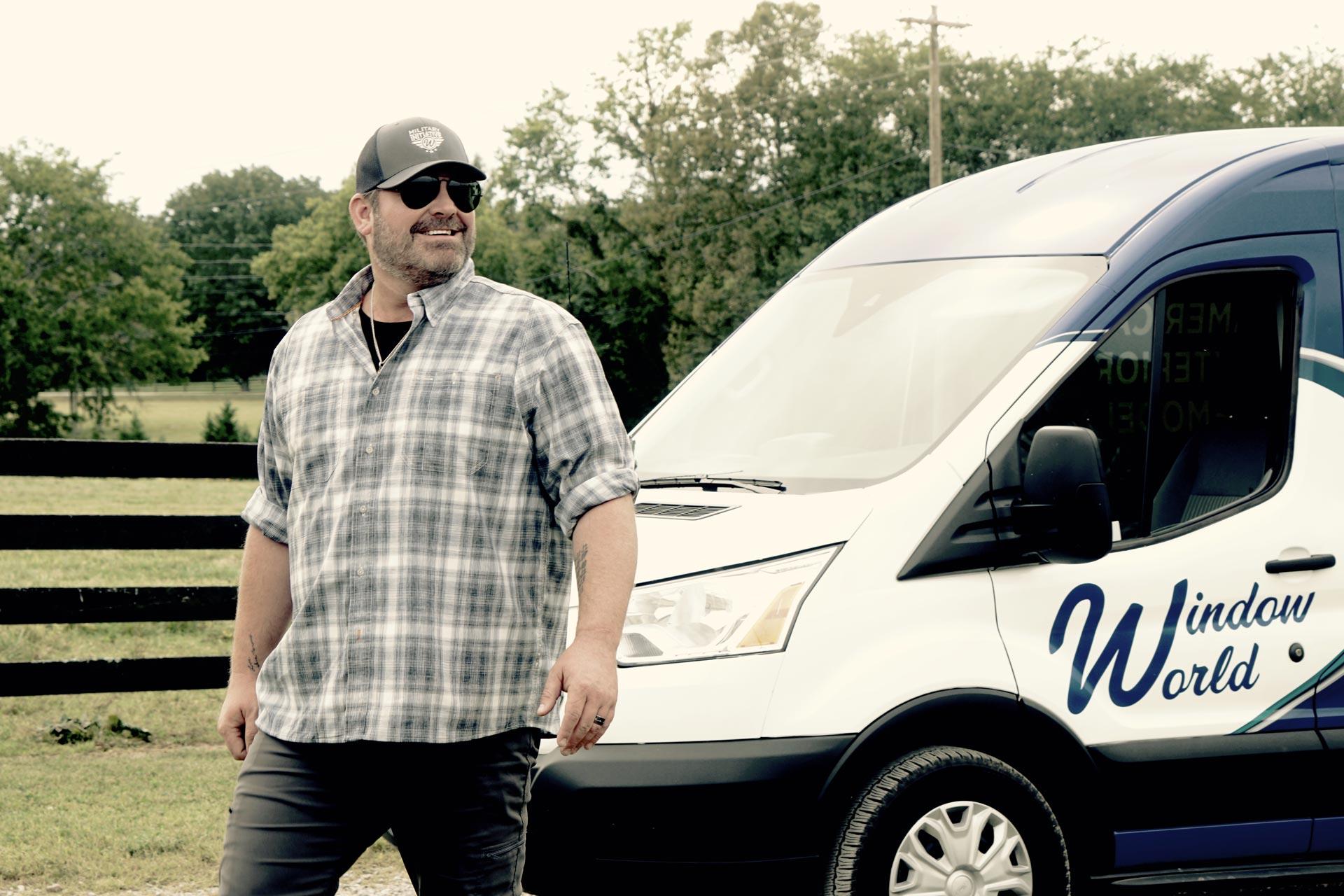Header Lee Brice Window World Van