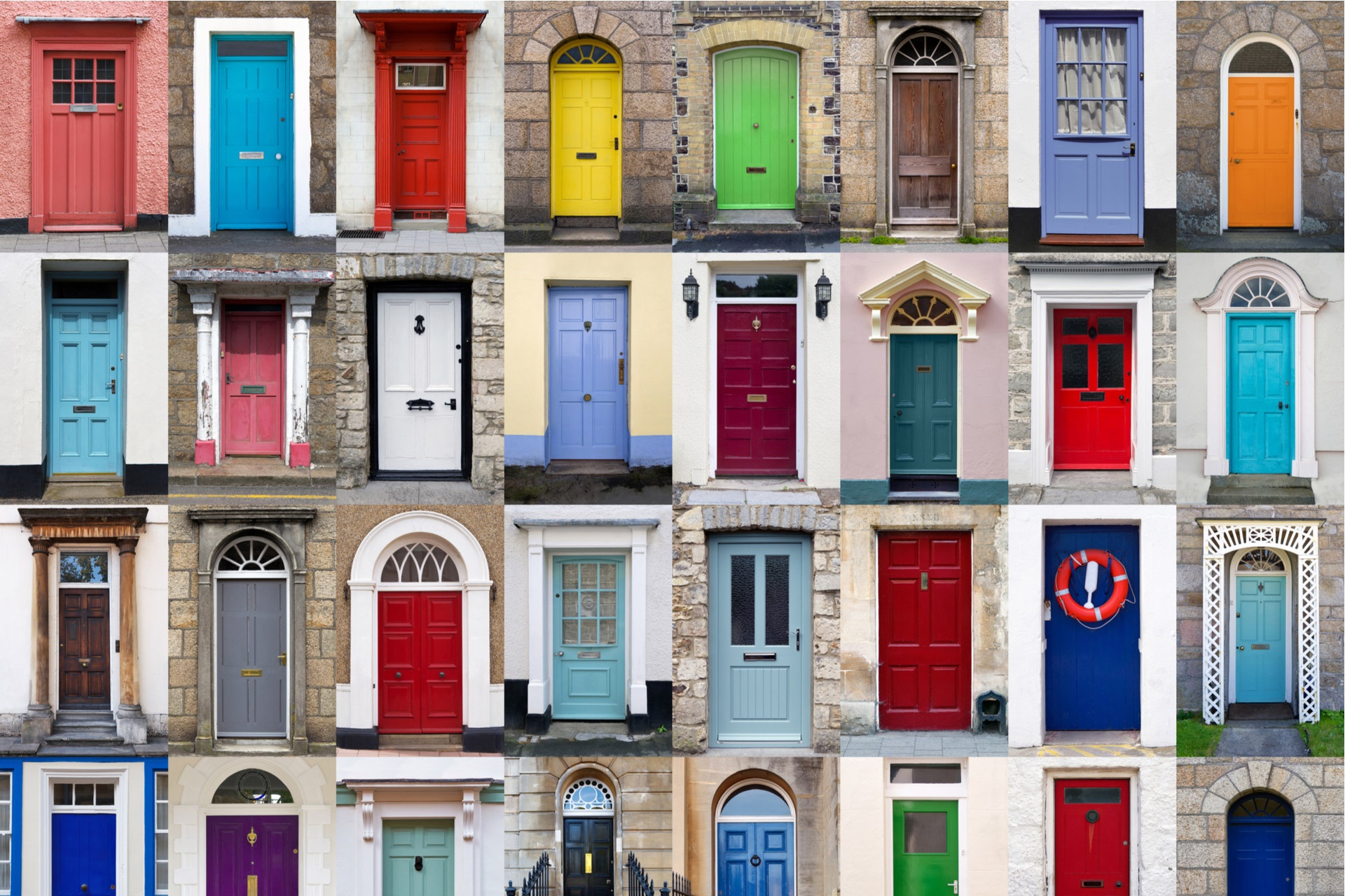 Header Many Colorful Doors