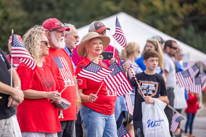 Community members enjoying Window World Old Glory Day