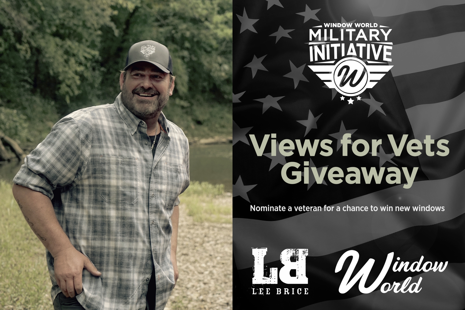 Lee Brice Window World Vets Contest