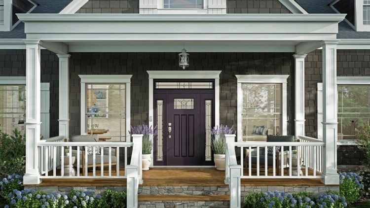 Smooth, Painted Entry Doors