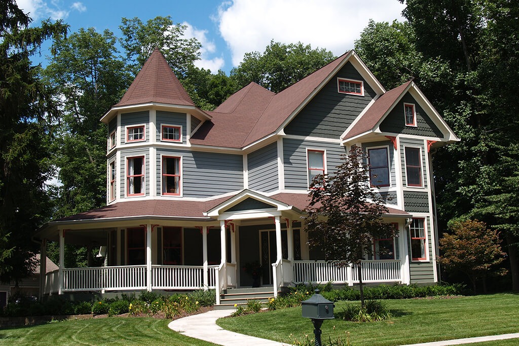 Victorian style home exterior
