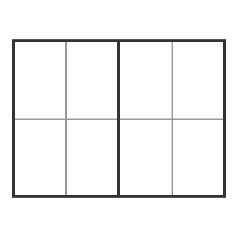 4 By 4 Window Grid