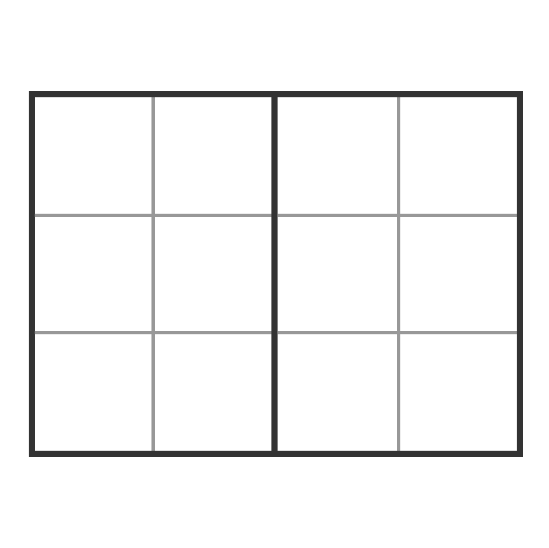 6 By 6 Window Grid