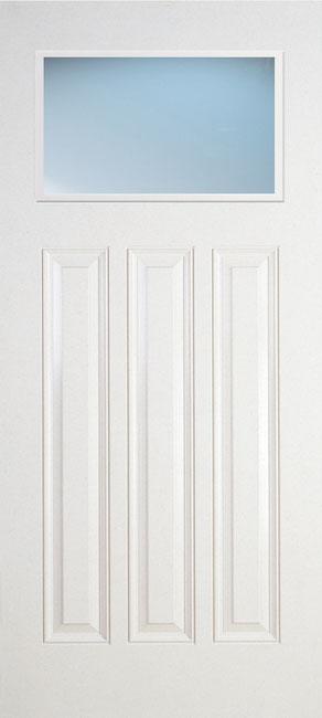 Entry Doors Smooth Without External Grids 0009 Without External Grids 3P Craftsman