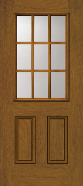Entry Doors Woodgrain Sdls 0008 Sdl 2P Half 9 L