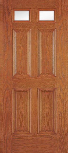 Exterior Woodgrain Fiberglass Doors | Window World