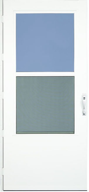 Storm Doors S 370 50 Ventilating Wear Tuff High View White Copy